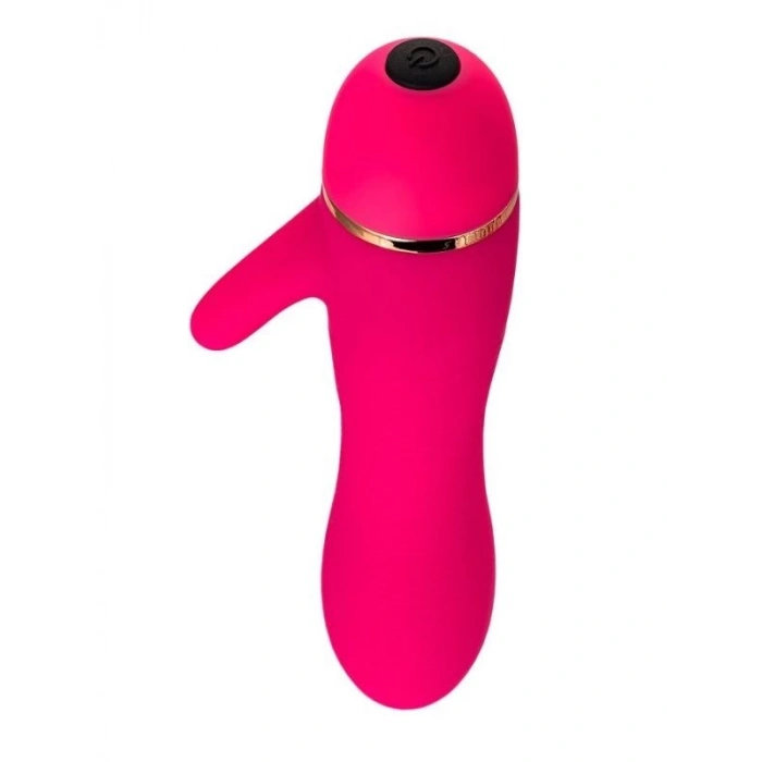 Eskişehir Shop Klitoral Uyarıcılı 20 Modlu Vibratör Silikon Pembe 15 cm
