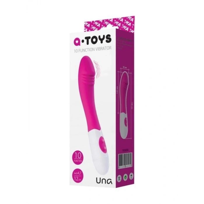 Eskişehir Shop Una Vibratör silikon pembe 19,8 cm