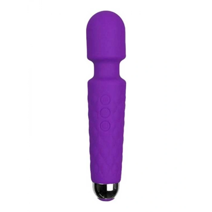 Female Wand Massager Şarjlı Vibratör - Mor