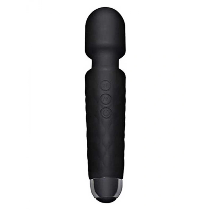 Female Wand Massager Şarjlı Vibratör - Siyah