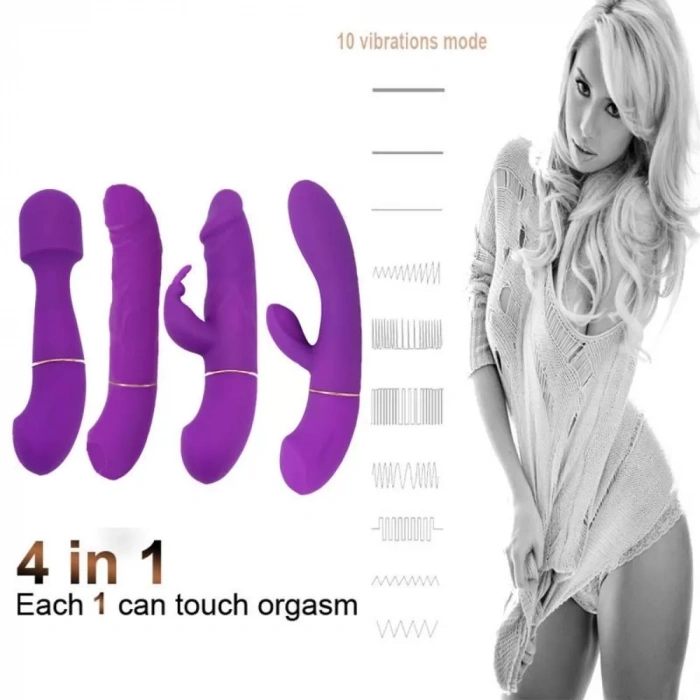 FourPack Deluxe 4 in 1 Vibratör Set
