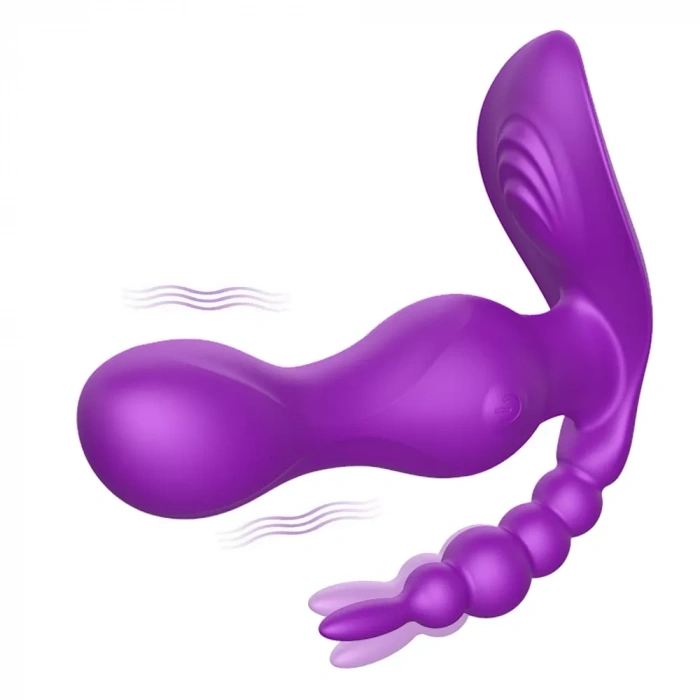JAIN Kablosuz Kumandalı 3 in 1 Giyilebilir Vibratör – G-Spot ve Klitoris Uyarıcı Model