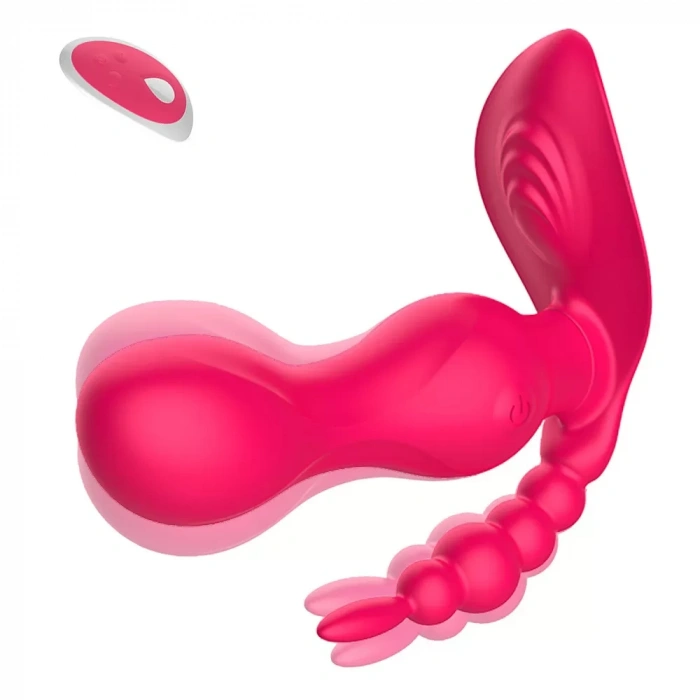 JAIN Kablosuz Kumandalı 3 in 1 Giyilebilir Vibratör – G-Spot ve Klitoris Uyarıcı Model