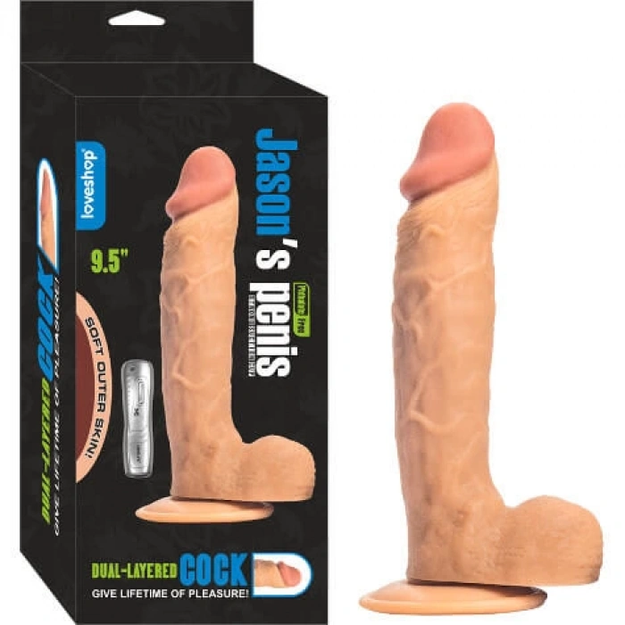 Vantuzlu Titreşimli Penis Jasons