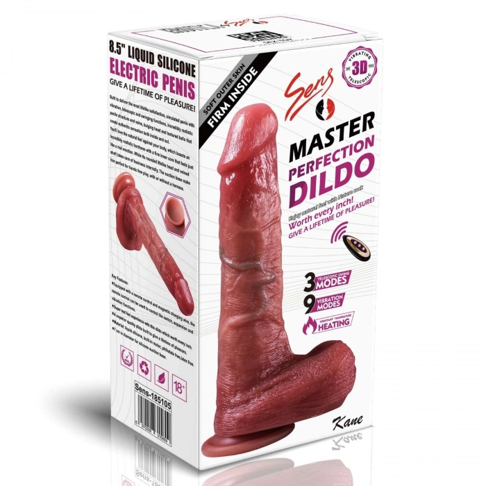 Kane - Isıtmalı İleri Geri Hareketli ve Rotasyonlu Gerçekçi Damarlı Yapay Penis Vibrator