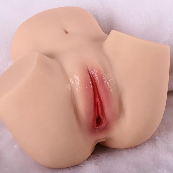 Katya - Realistik Anal Vajinal 2 in 1 Titreşimli Suni Kalça Vajina