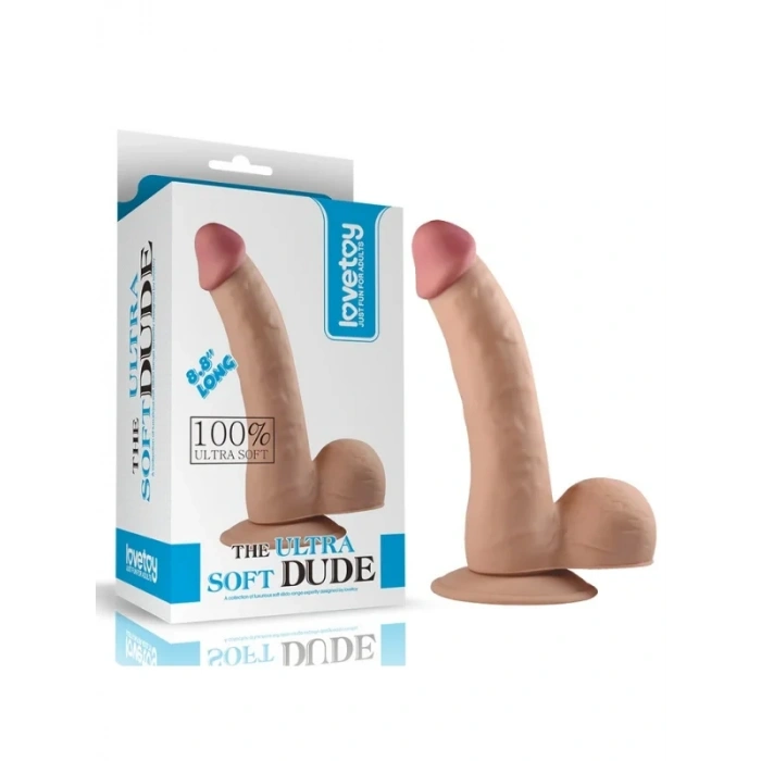 Lovetoy Ultra Soft Dude 20 cm Realistik Dildo