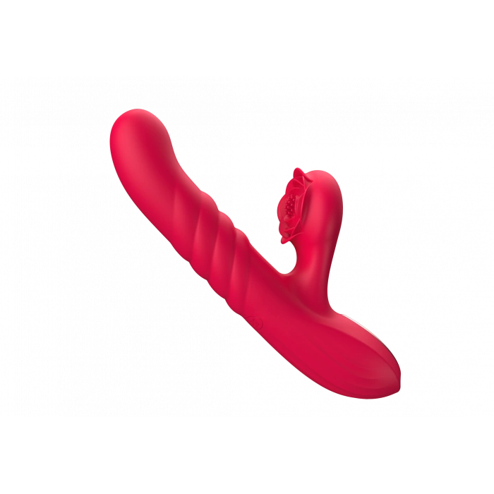 Mona Şarjlı İleri Geri Hareketli Titreşimli 2 in 1 Klitoris G Nokta Uyarıcı Vibratör