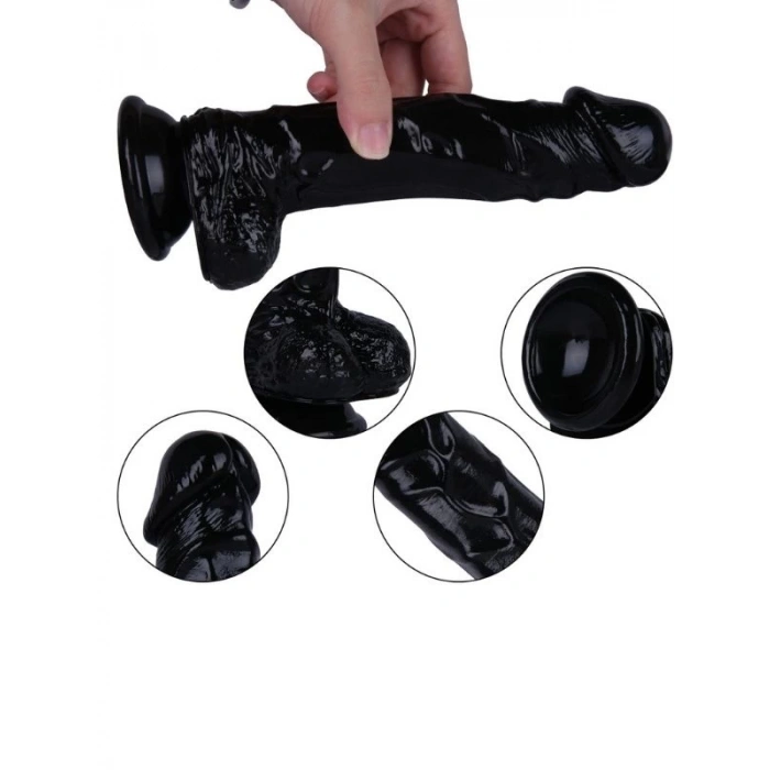 Noctis 21cm Siyah Dildo No:64