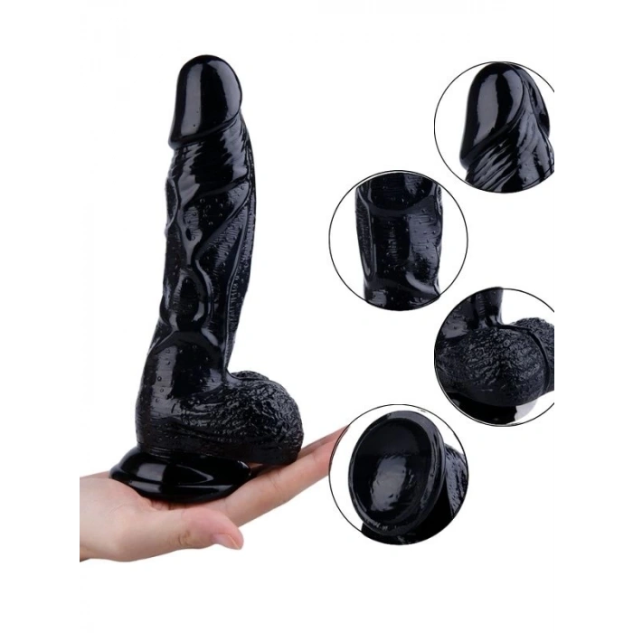 Noctis 22,5cm Siyah Dildo No:13