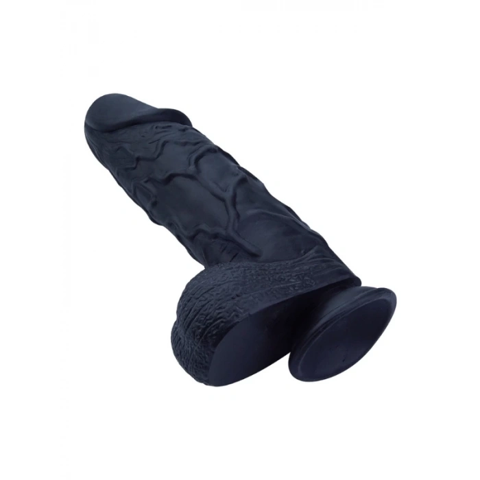 Büyük Siyah Renk Realistik Dildo