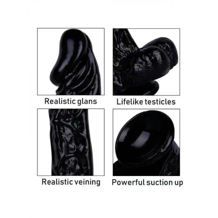 Noctis 27cm Siyah Dildo No:70