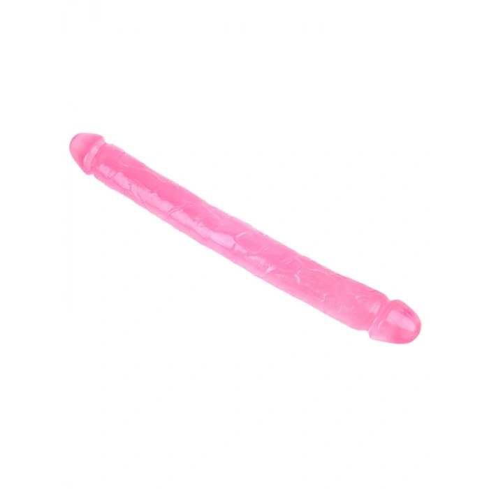 Noctis 46cm Pembe Çift Taraflı Dildo No:88