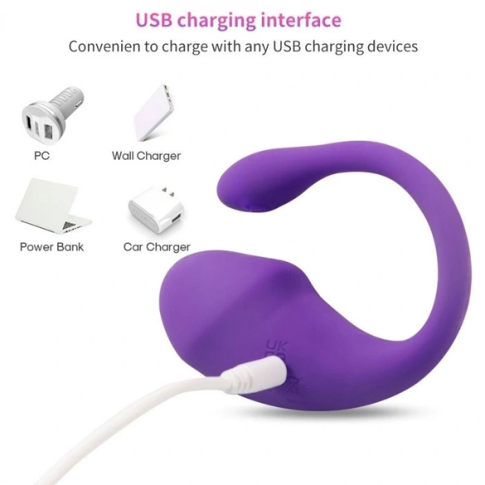 Telefon kontrollü Pembe vibratör