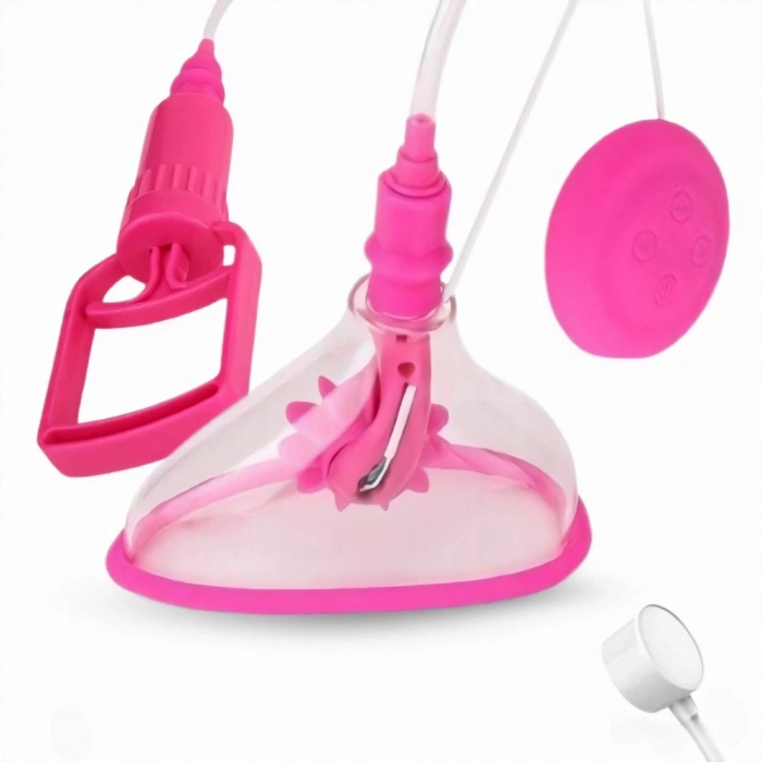 ORAL VAGINA PUMP Ultra Güçlü Emiş ve Klitoris Uyarıcı Dil Hareketlerine Sahip Vajina Pompası