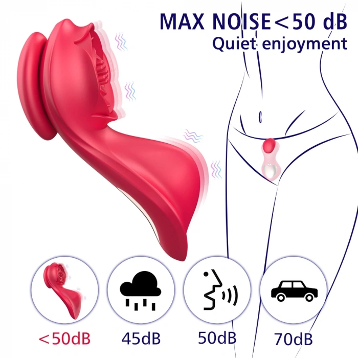 Paraty Şarjlı Kablosuz Kumandalı Mıknatıslı Klitoris Uyarıcı Giyilebilir Vibratör