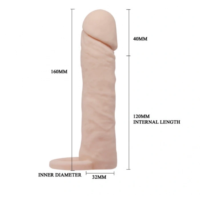 Uzatmalı Penis Kılıfı Penis Sleeve 6.2