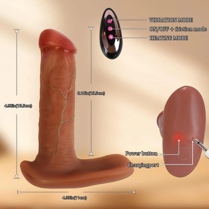 Phantom Kumandalı Hareketli Dildo 4 in 1