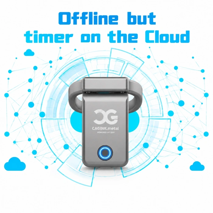 QIUI CAGINK Metal Mini APP Kontrollü Penis Kafesi – Cellmate 4