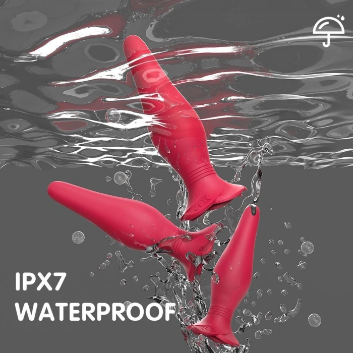 S-Hande Frenzier RCT Rose Anal Plug Vibratör Set