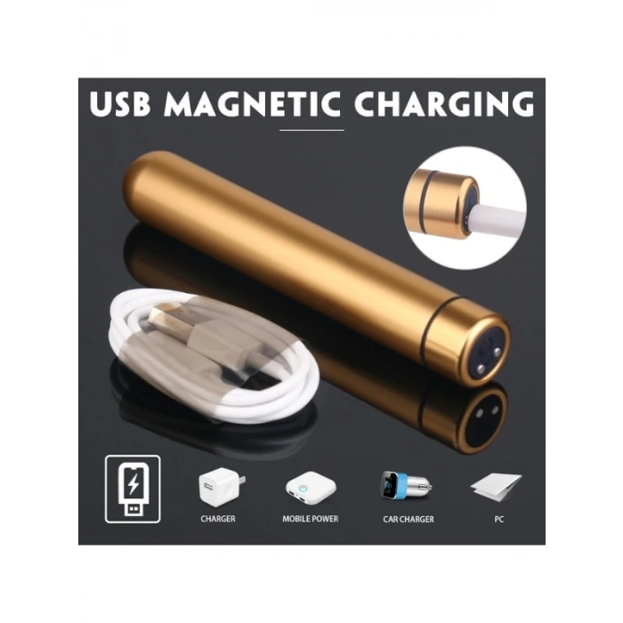 S-Hande Şarjlı Mermi Vibratör Gri