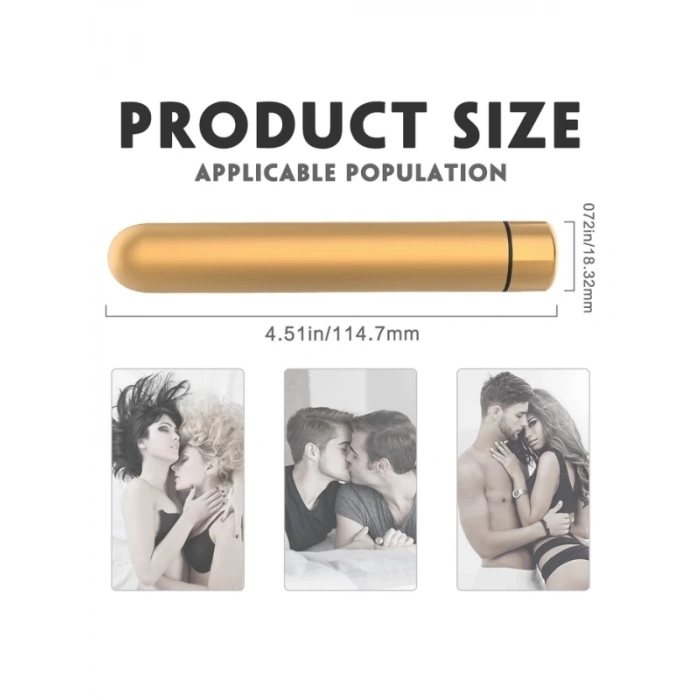 S-Hande Şarjlı Mermi Vibratör Gri