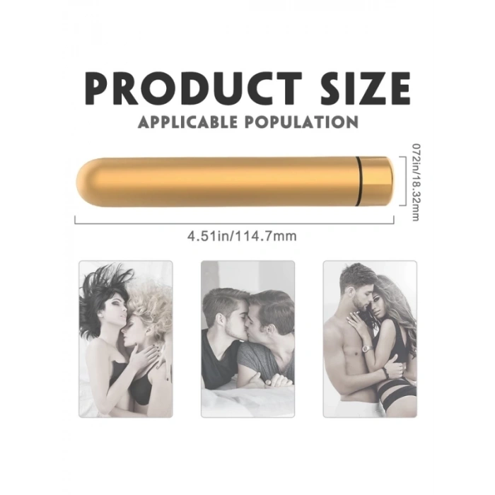 S-Hande Şarjlı Mermi Vibratör Sarı