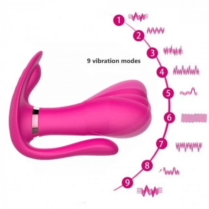 Şarjlı Isıtmalı Kablosuz Kumandalı Giyilebilir Panty Vibratör