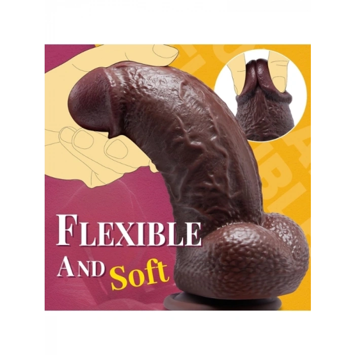 SuperLove Dual Density Silikon Dildo – 21 cm Emme Tabanlı