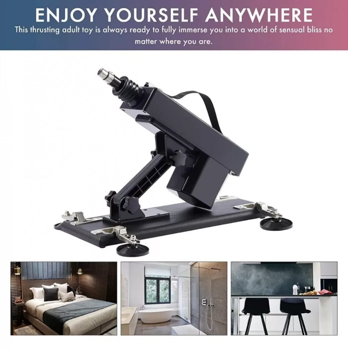 Tam Otomatik Seks Makinesi Çıkar Tak Yapay Penis İleri Geri Hareketli Realistik Dildo Vibratör