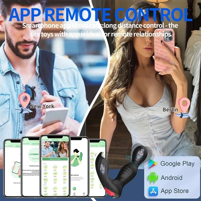 Telefon Kontrollü Şarjlı İleri Geri Hareketli Giyilebilir Külot İçi Vibratör