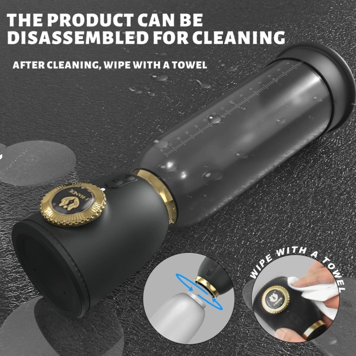 Time Traveler Manyetik Şarjlı Güçlü Emiş Özellikli Penis Eğitimi Tam Otomatik Vakum Pompası