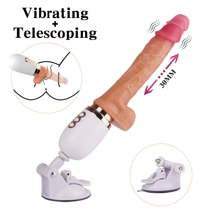 Uzaktan Kumandalı İleri Geri Hareketli Dildo Vibratör