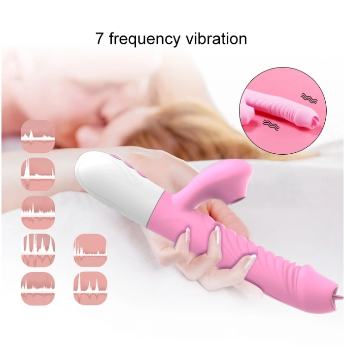 V30 Şarjlı Akıllı Isıtmalı Dil Hareketli ve Emişli Rabbit Vibratör