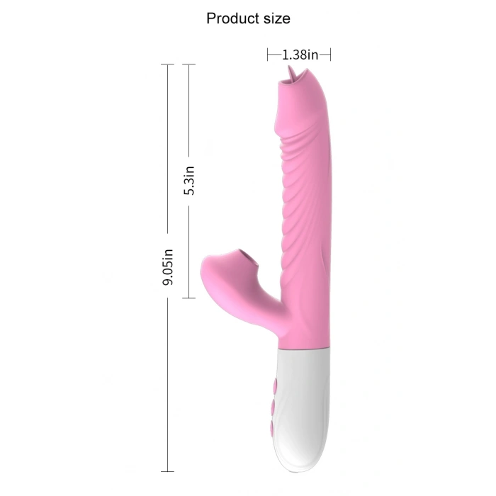 V30 Şarjlı Akıllı Isıtmalı Dil Hareketli ve Emişli Rabbit Vibratör