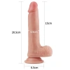 20 cm Çift Katmanlı Ultra Yumuşak Realistik Dildo