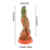 25 CM Kırmızı Yeşil Canavar Dildo – Özel Tasarım