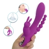 3ü 1 Arada Rabbit Vibratör – Şarjlı G Noktası, Klitoral ve Anal Uyumlu