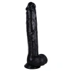 Noctis 32 cm Siyah Silikon Dildo Realistik Tasarım
