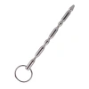 BDSM Paslanmaz Çelik Boğumlu Metal Çubuk 18 cm