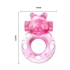Sweet Bear Titreşimli Penis Halkası Silikon Sevimli Tasarım