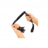 Deri Kırbaç Siyah & Kırmızı 50 cm Flogger Bondage Aksesuar
