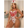Hemşire Kostümü Dantel Body Set – Fantazi Giyim S/M/L/XL