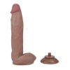 Çift Katmanlı Realistik Dildo 30 cm – Ultra Yumuşak Vantuzlu Model
