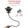 Şişirilebilir Anal Plug – 9 cm Pompalı Silikon Genişletici
