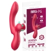 Anna Şarjlı 2 in 1 Klitoris G Nokta Uyarıcı Titreşimli Çırpma Hareketli Kavisli Vibratör