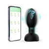 APP Telefon Kontrollü Döner Titreşimli Anal Plug
