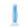 Beyond Kyle Glow Gece Parlayan Anal Plug , Silikon, Şeffaf, 10 cm