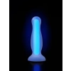Beyond Kyle Glow Gece Parlayan Anal Plug , Silikon, Şeffaf, 10 cm