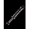 23cm Tırtıklı Cam Dildo